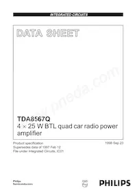 TDA8567Q/N3S數據表 封面