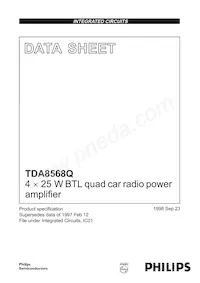 TDA8568Q/N3C數據表 封面
