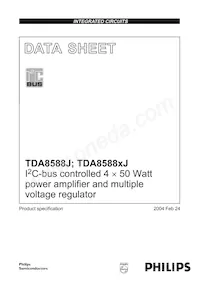 TDA8588J/N3數據表 封面