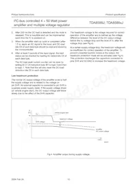 TDA8588J/N3 Datasheet Page 10