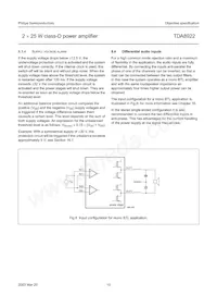 TDA8922TH/N1 Datasheet Page 10