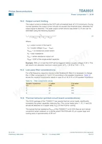 TDA8931T/N1數據表 頁面 18