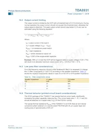 TDA8931T/N1 Datasheet Page 18