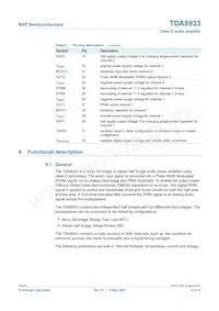 TDA8933T/N1 Datasheet Page 6