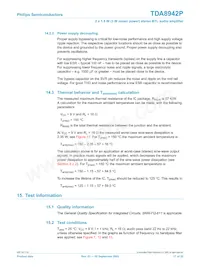 TDA8942P/N1 Datasheet Page 17