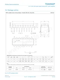 TDA8942P/N1 Datasheet Page 18