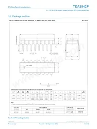 TDA8942P/N1 Datasheet Pagina 18