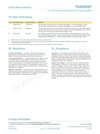 TDA8942P/N1 Datasheet Page 21