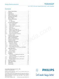 TDA8942P/N1 Datasheet Pagina 22