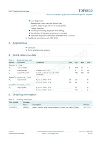 TDF8530TH/N1 Datasheet Page 2
