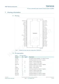 TDF8530TH/N1 Datasheet Page 4