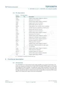 TDF8590TH/N1S Datasheet Page 3