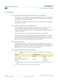 TFA9800J/N1 Datasheet Page 14