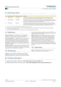 TFA9800J/N1 Datasheet Page 16