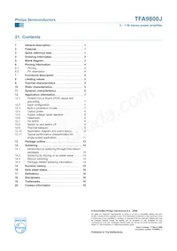 TFA9800J/N1 Datasheet Page 17