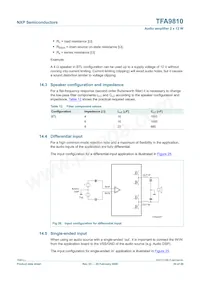 TFA9810T/N1 Datasheet Page 20