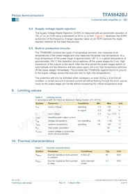 TFA9842BJ/N1 Datasheet Page 6