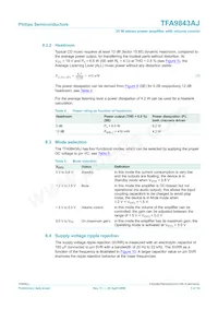 TFA9843AJ/N1 Datasheet Page 5