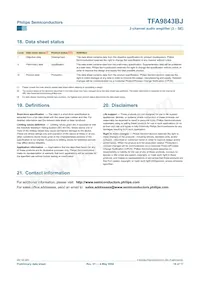 TFA9843BJ/N1 Datasheet Page 16