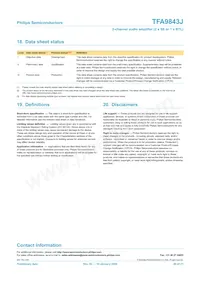 TFA9843J/N1 Datasheet Page 20