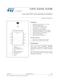 TL072CD Datasheet Copertura