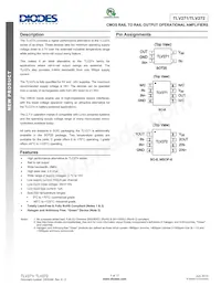 TLV272CS-13 Datasheet Cover