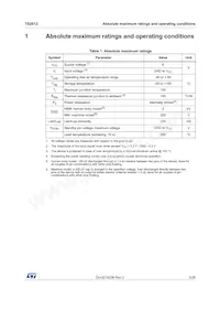 TS2012IQT Datasheet Page 3