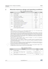 TS321AIYLT Datasheet Page 4