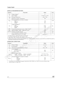 TS487IST Datasheet Page 2