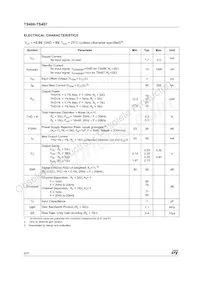 TS487IST Datasheet Page 6