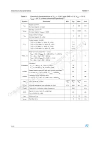 TS4961TIQT Datasheet Page 8