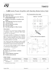 TS4972EIJT Datasheet Cover