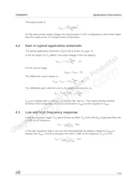 TS4984EIJT Datasheet Pagina 19