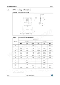 TS514IN Datasheet Page 12