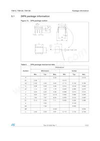 TS912IN Datasheet Page 17