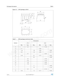 TS921IN Datasheet Page 12