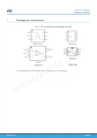 TSU111ICT Datasheet Page 2
