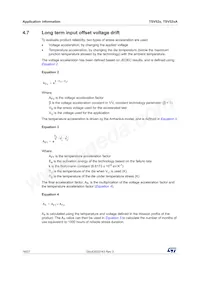 TSV522AIYST Datasheet Page 16