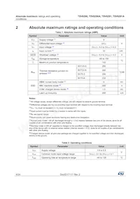 TSV6290AILT Datasheet Page 4