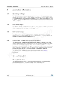 TSV714IPT Datasheet Page 16