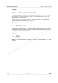TSV714IPT Datasheet Page 18