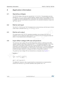 TSV731ICT Datasheet Page 16