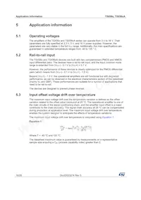 TSX562IYST Datasheet Page 16