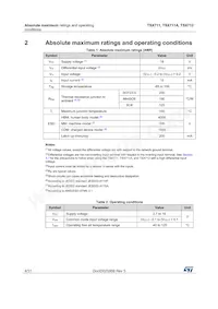 TSX712IYST Datasheet Page 4
