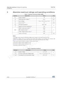 TSX7192IYST Datasheet Page 4