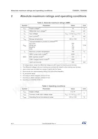 TSX9292IYDT Datasheet Page 4