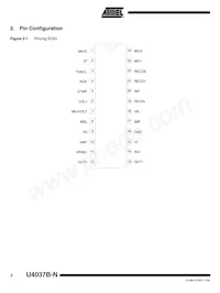 U4037B-NFLY Datasheet Page 2
