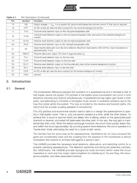 U4082B-MFLG3G Datasheet Page 4