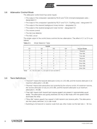 U4082B-MFLG3G Datasheet Page 8