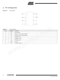 U4083B-MFPY 19 Datasheet Page 2